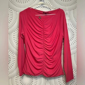 J.Crew Women’s long sleeve ruched‎ top NWT